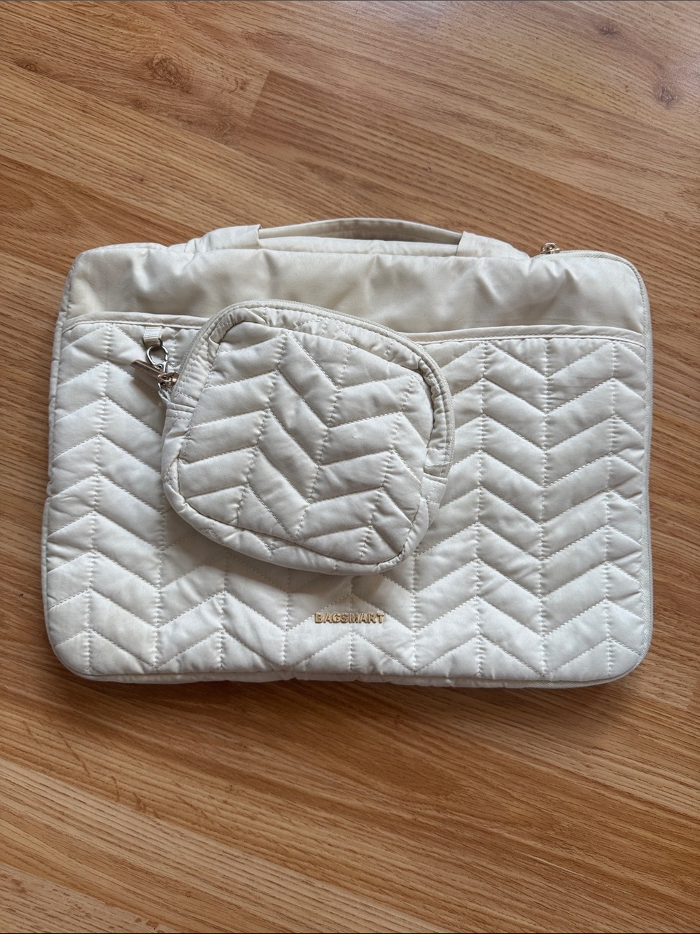 BAGSMART Quilted Laptop Sleeve with Pouch ✨